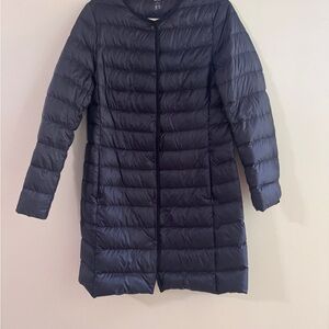 Navy Thinsulate Quilted Puffer Coat